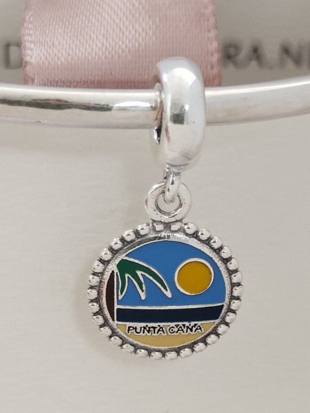 Punta Cana Dominican Republic Exclusive Dangle Charm with box